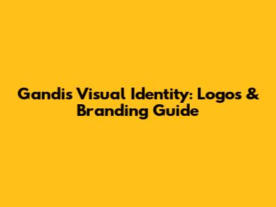 Gandis Visual Identity: Logos & Branding Guide